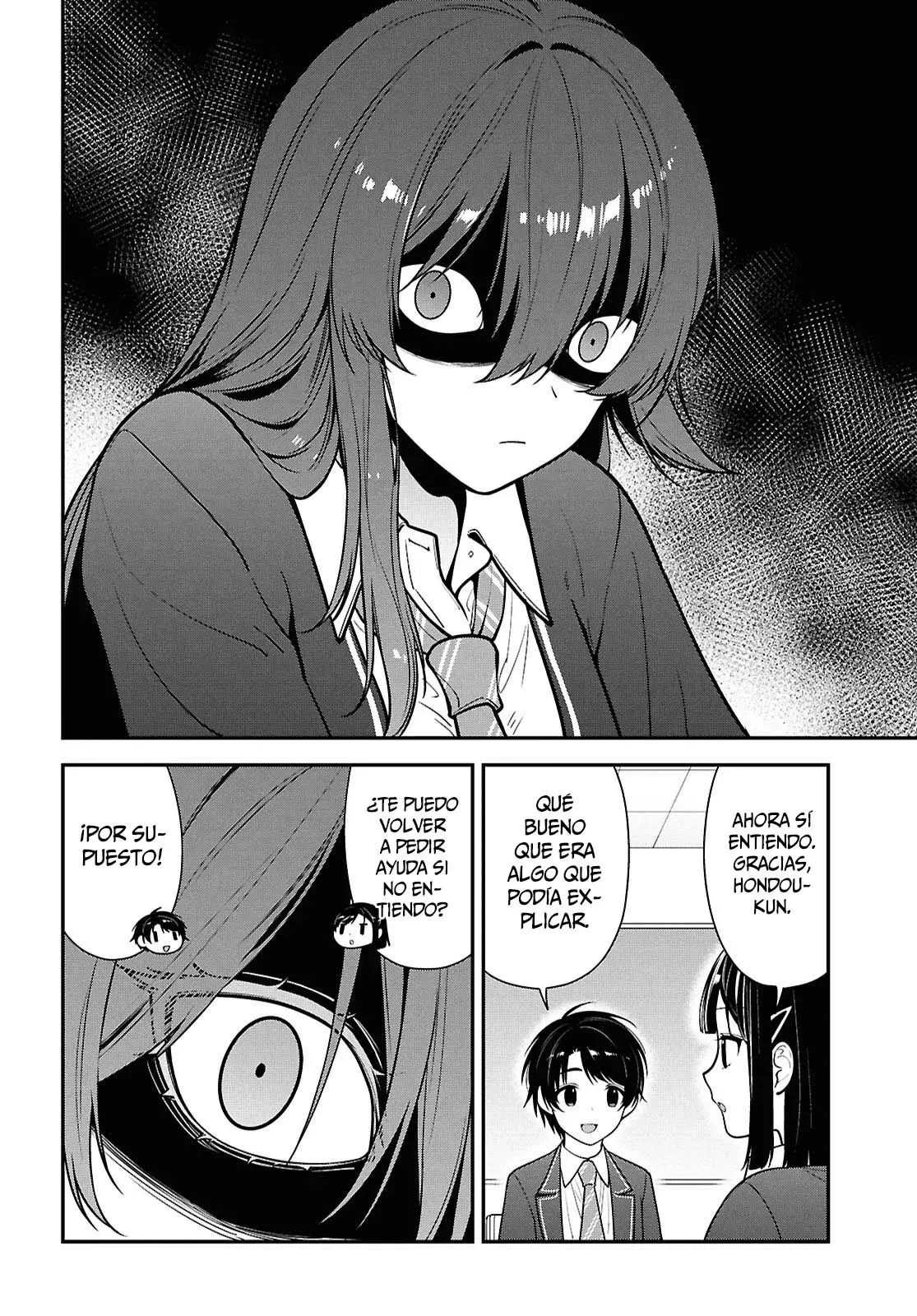 Tonari no Seki no Yankee Shimizu-san ga Kami wo Kuroku Somete Kita Capitulo 12 página 23