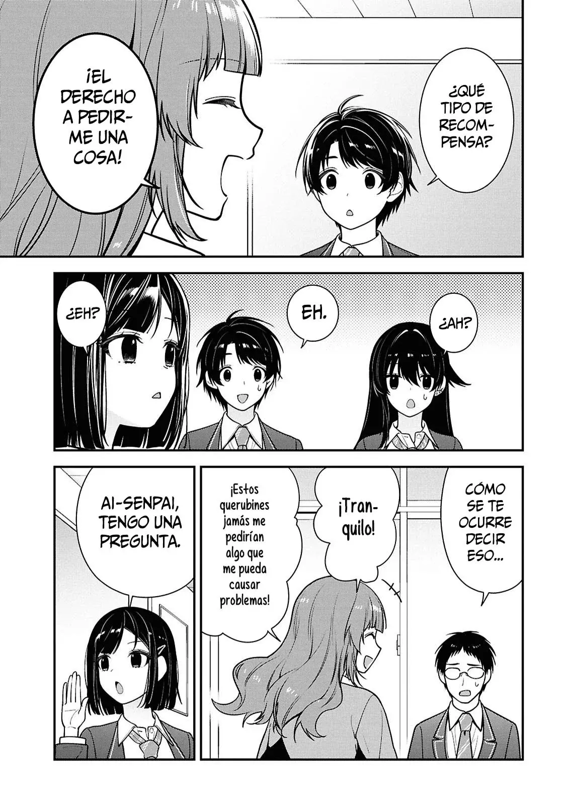 Tonari no Seki no Yankee Shimizu-san ga Kami wo Kuroku Somete Kita Capitulo 12 página 32