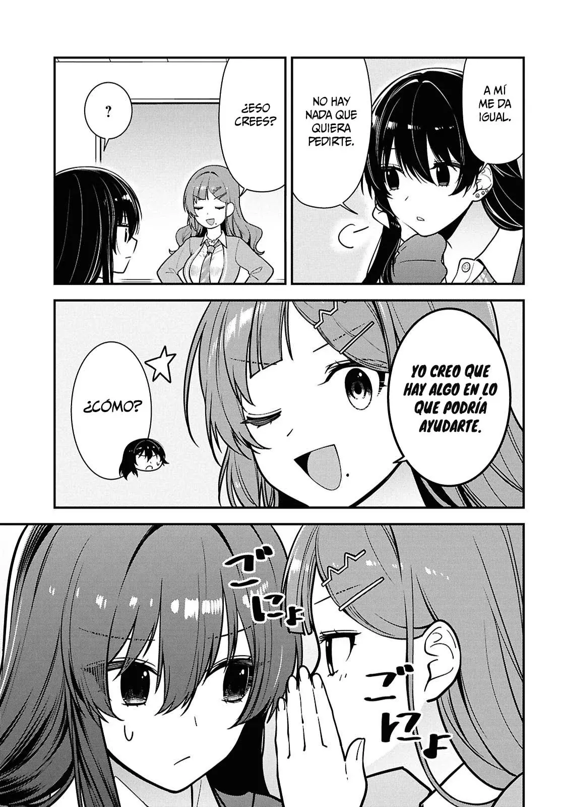 Tonari no Seki no Yankee Shimizu-san ga Kami wo Kuroku Somete Kita Capitulo 12 página 34