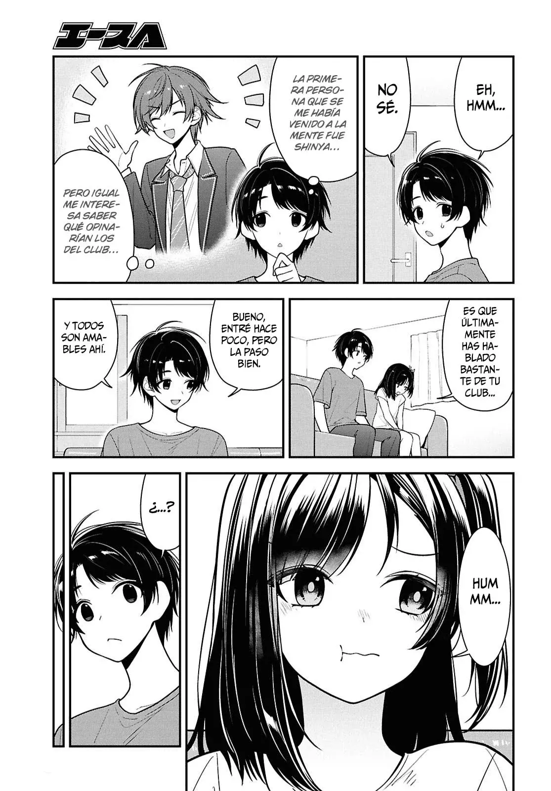 Tonari no Seki no Yankee Shimizu-san ga Kami wo Kuroku Somete Kita Capitulo 12 página 4