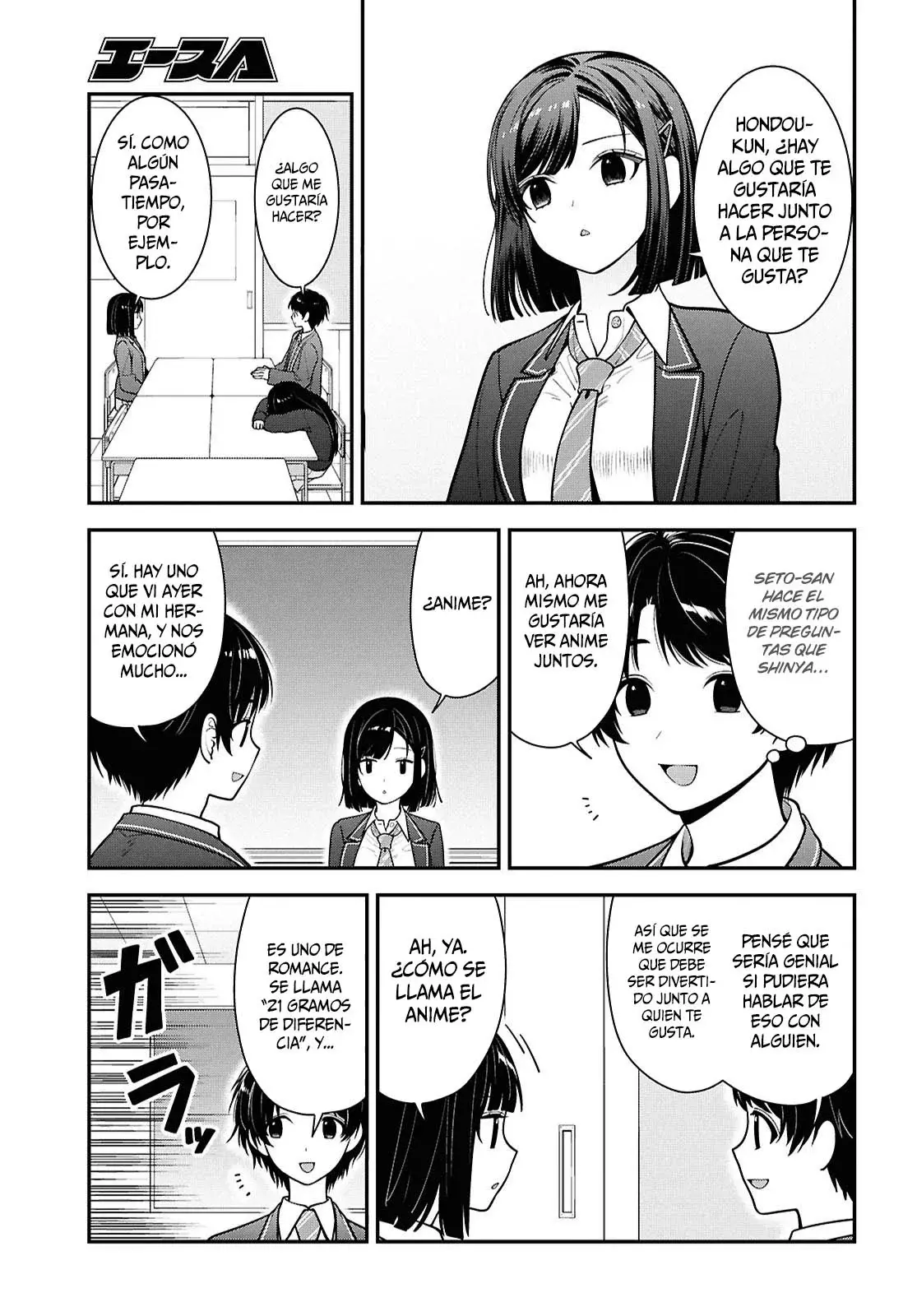 Tonari no Seki no Yankee Shimizu-san ga Kami wo Kuroku Somete Kita Capitulo 12 página 6