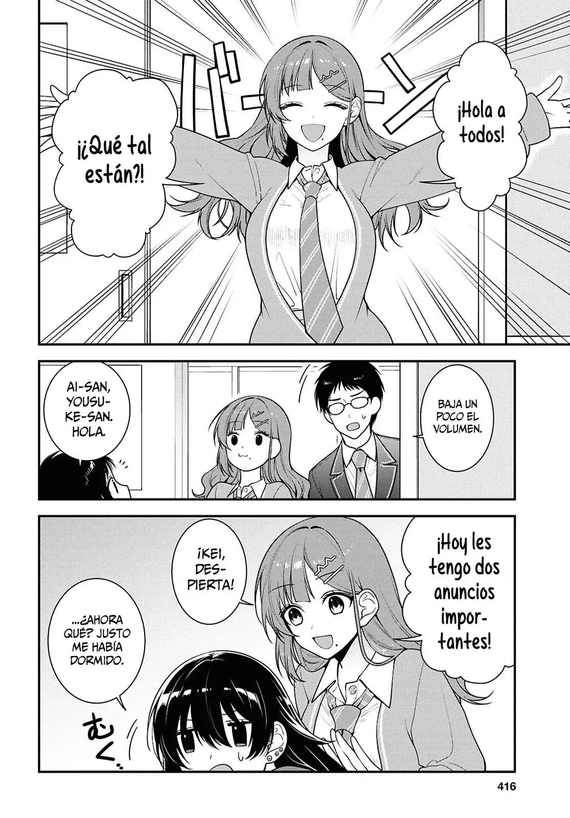 Tonari no Seki no Yankee Shimizu-san ga Kami wo Kuroku Somete Kita Capitulo 12 página 7
