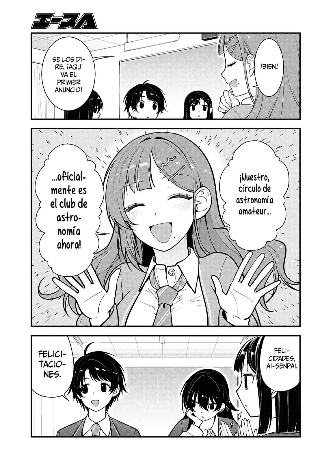Tonari no Seki no Yankee Shimizu-san ga Kami wo Kuroku Somete Kita Capitulo 12 página 8
