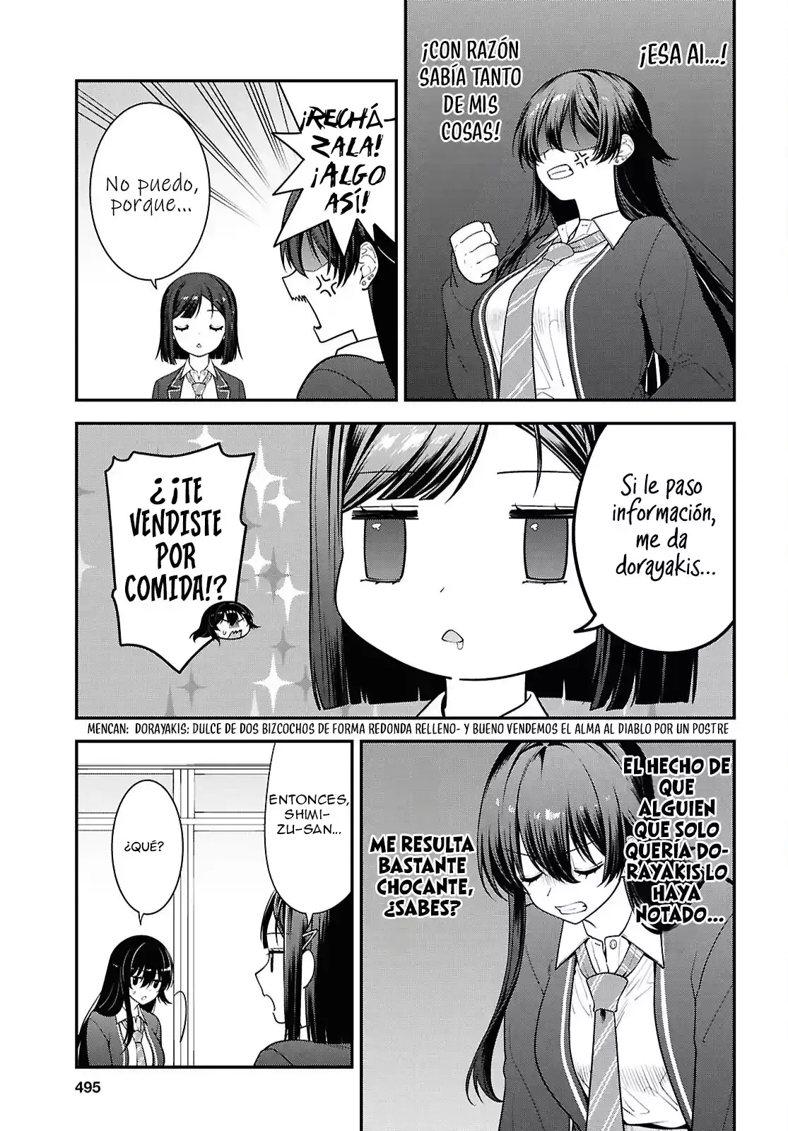 Tonari no Seki no Yankee Shimizu-san ga Kami wo Kuroku Somete Kita Capitulo 13 página 11