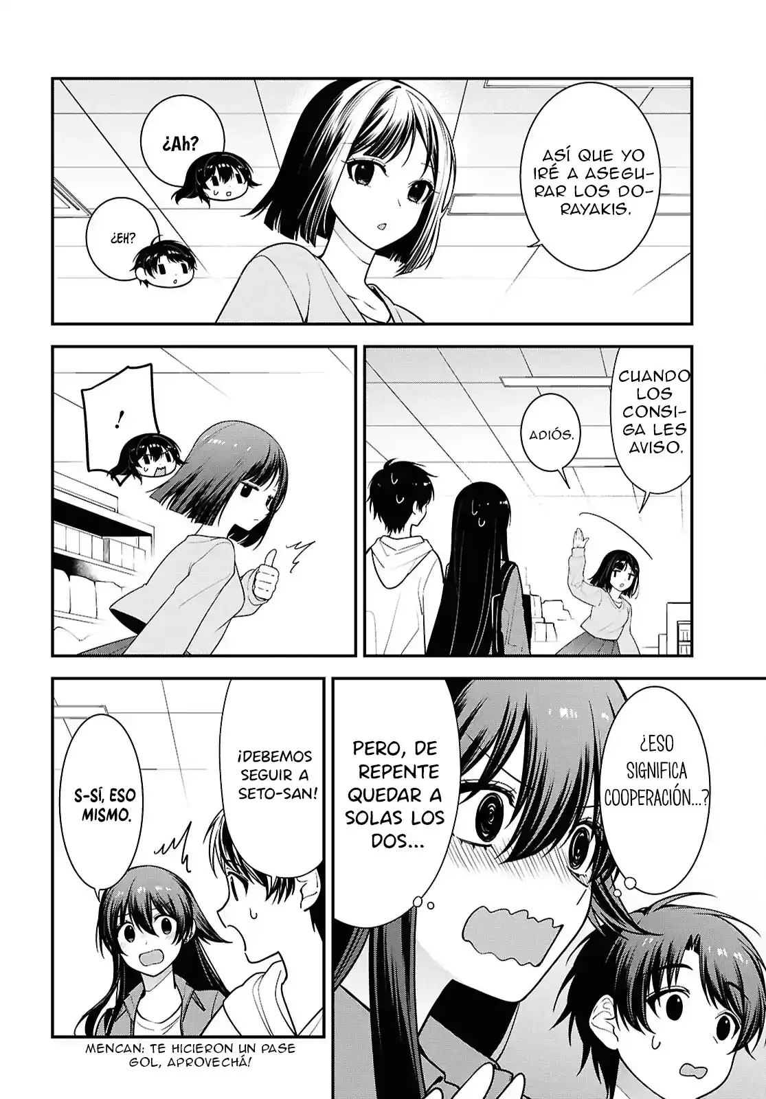 Tonari no Seki no Yankee Shimizu-san ga Kami wo Kuroku Somete Kita Capitulo 13 página 18