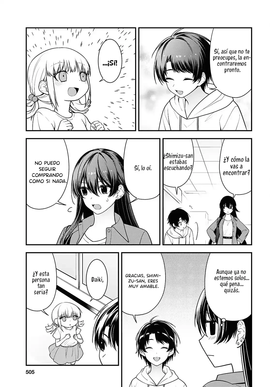 Tonari no Seki no Yankee Shimizu-san ga Kami wo Kuroku Somete Kita Capitulo 13 página 21