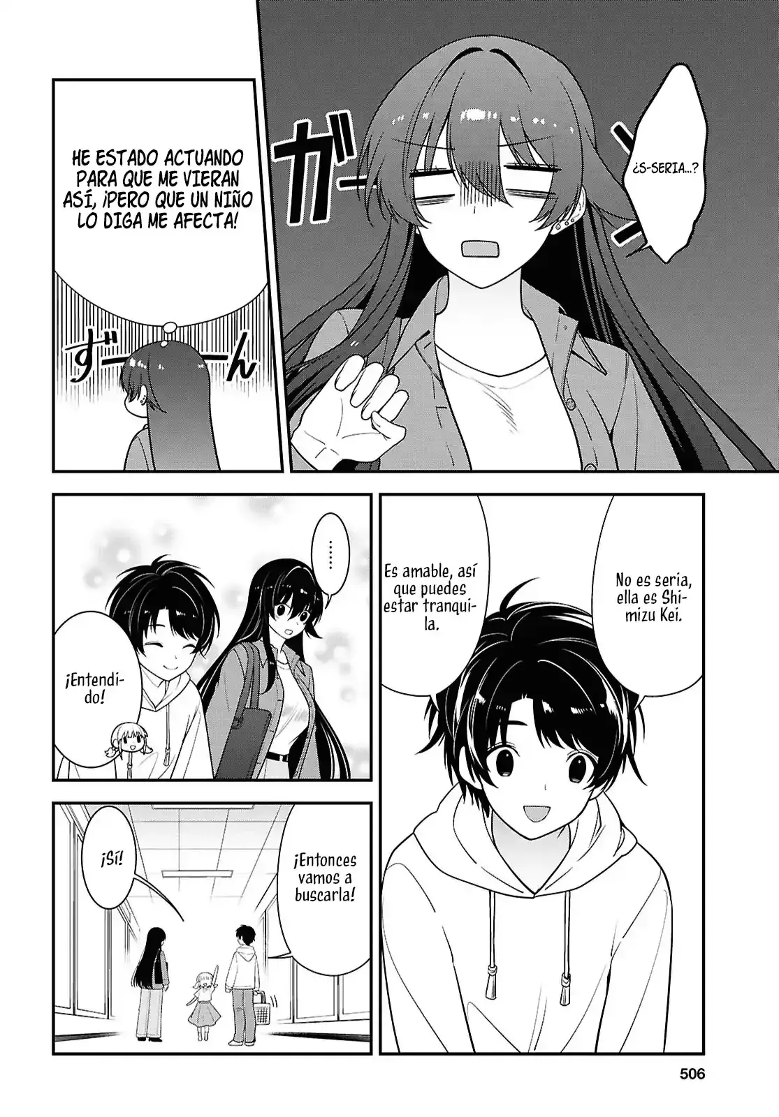 Tonari no Seki no Yankee Shimizu-san ga Kami wo Kuroku Somete Kita Capitulo 13 página 22