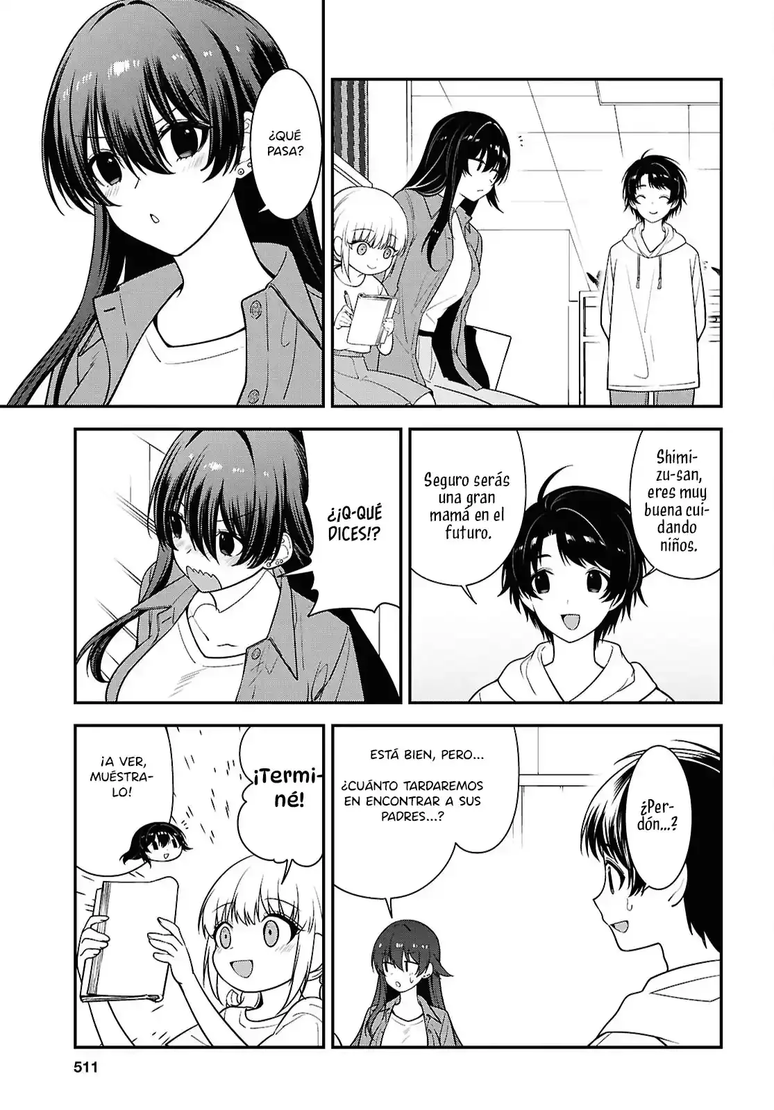 Tonari no Seki no Yankee Shimizu-san ga Kami wo Kuroku Somete Kita Capitulo 13 página 27