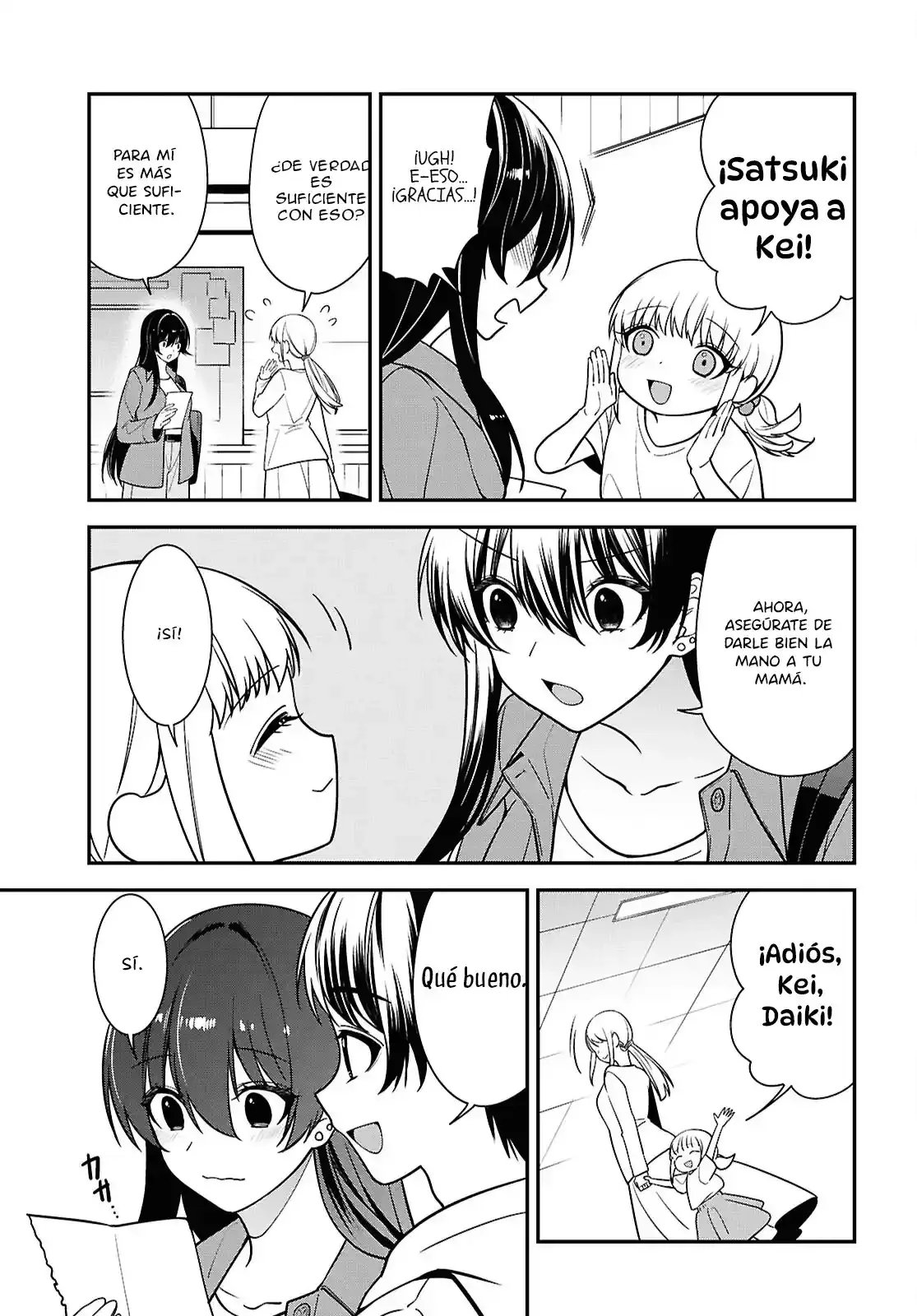 Tonari no Seki no Yankee Shimizu-san ga Kami wo Kuroku Somete Kita Capitulo 13 página 36