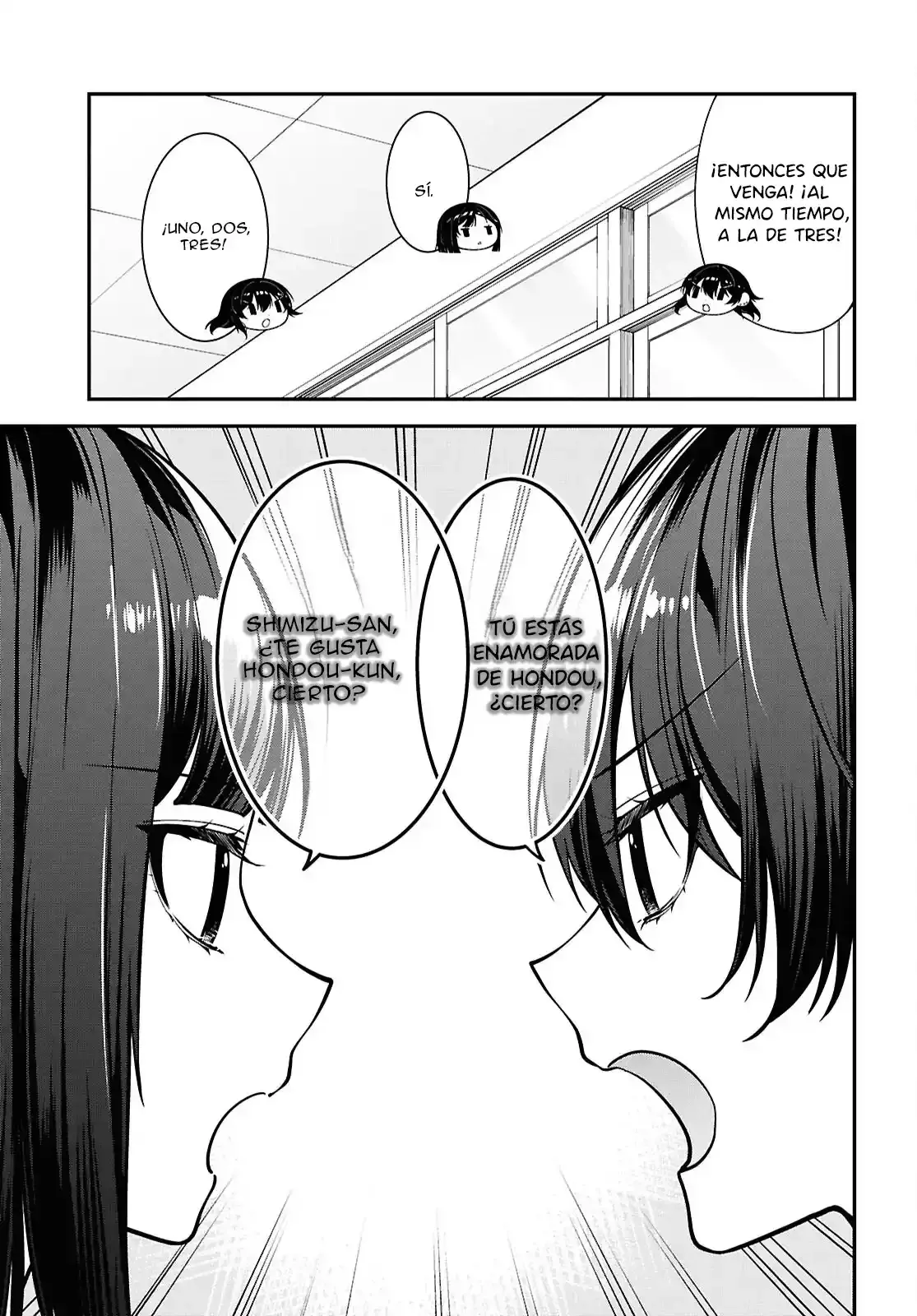 Tonari no Seki no Yankee Shimizu-san ga Kami wo Kuroku Somete Kita Capitulo 13 página 7