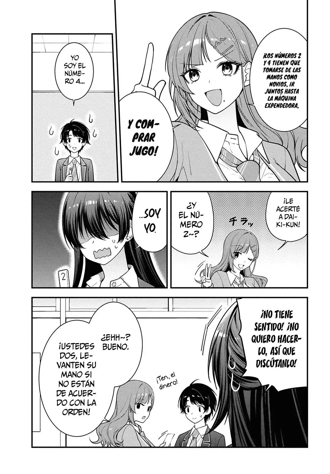 Tonari no Seki no Yankee Shimizu-san ga Kami wo Kuroku Somete Kita Capitulo 14 página 10