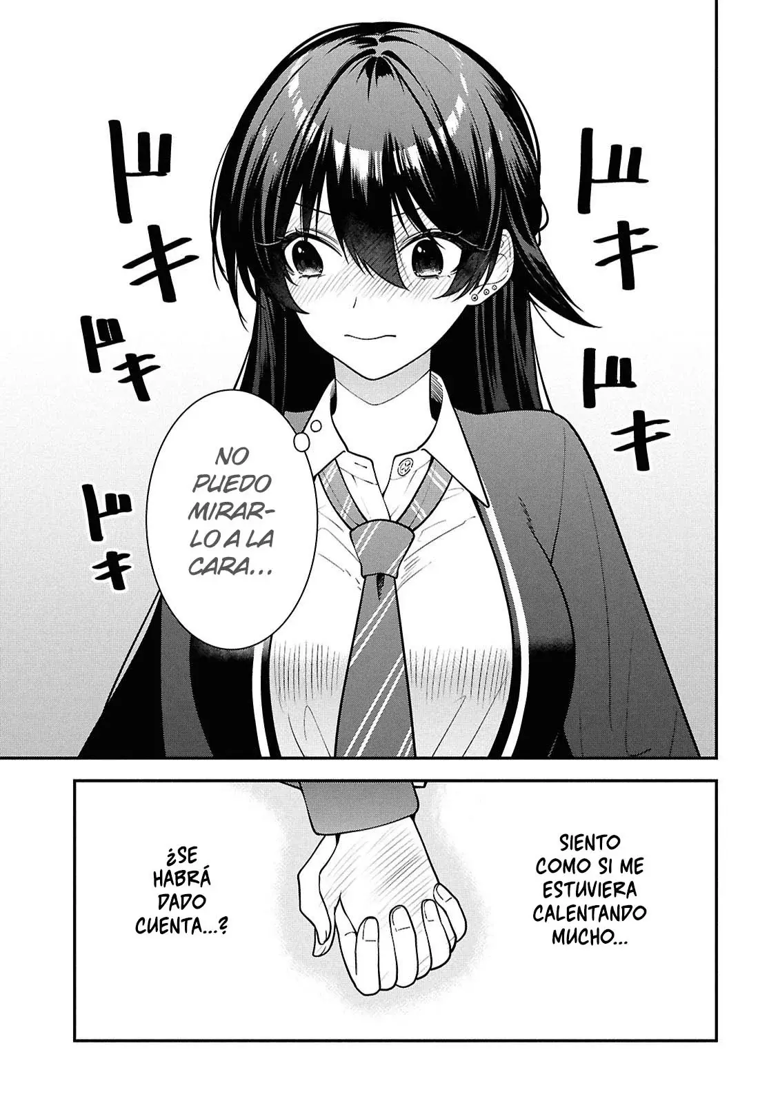 Tonari no Seki no Yankee Shimizu-san ga Kami wo Kuroku Somete Kita Capitulo 14 página 14