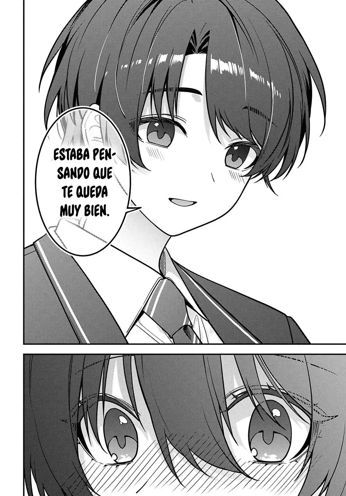 Tonari no Seki no Yankee Shimizu-san ga Kami wo Kuroku Somete Kita Capitulo 14 página 17