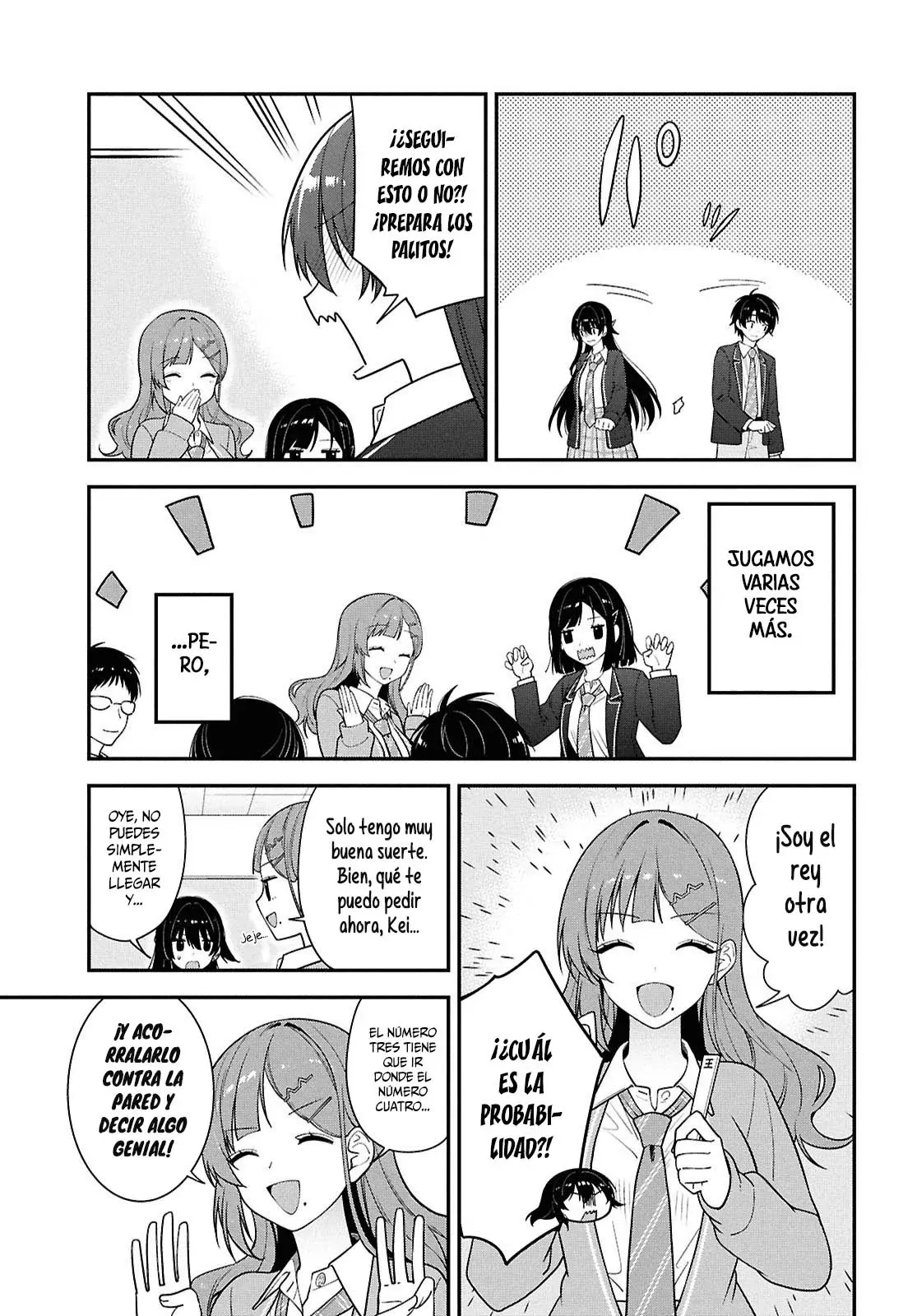 Tonari no Seki no Yankee Shimizu-san ga Kami wo Kuroku Somete Kita Capitulo 14 página 20