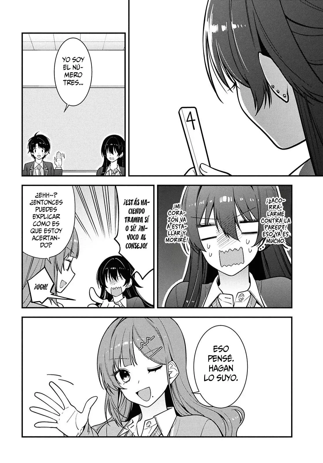 Tonari no Seki no Yankee Shimizu-san ga Kami wo Kuroku Somete Kita Capitulo 14 página 21