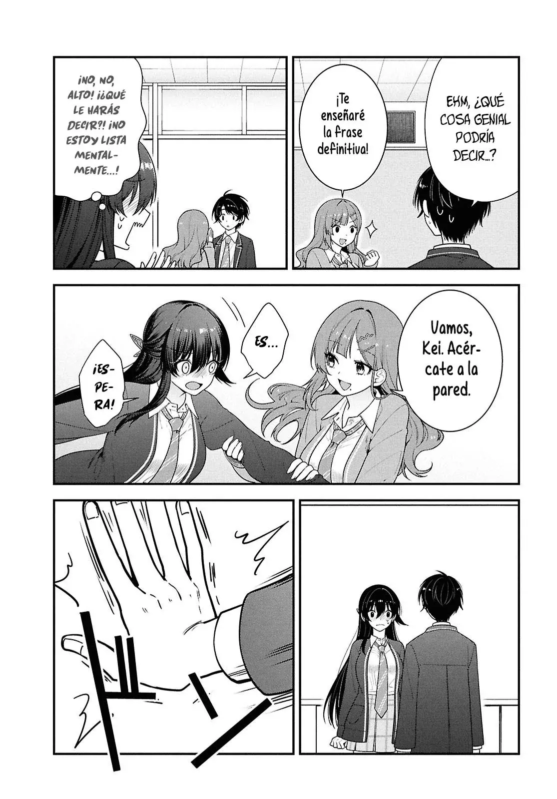 Tonari no Seki no Yankee Shimizu-san ga Kami wo Kuroku Somete Kita Capitulo 14 página 22