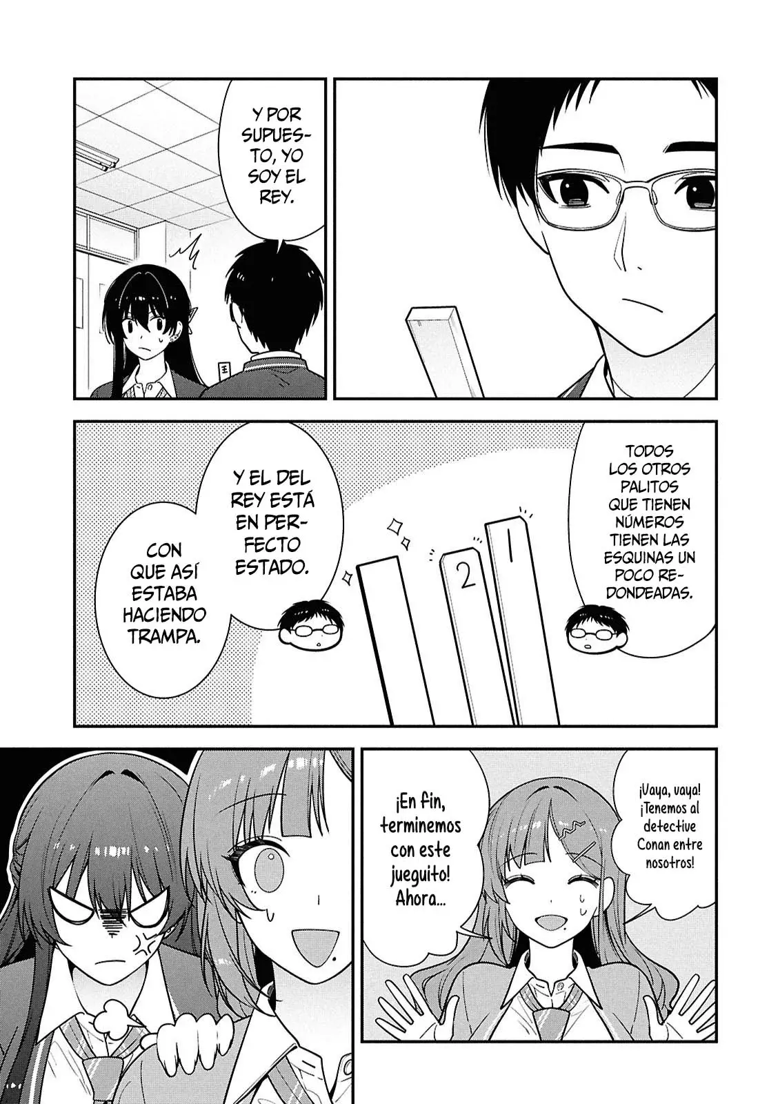 Tonari no Seki no Yankee Shimizu-san ga Kami wo Kuroku Somete Kita Capitulo 14 página 27