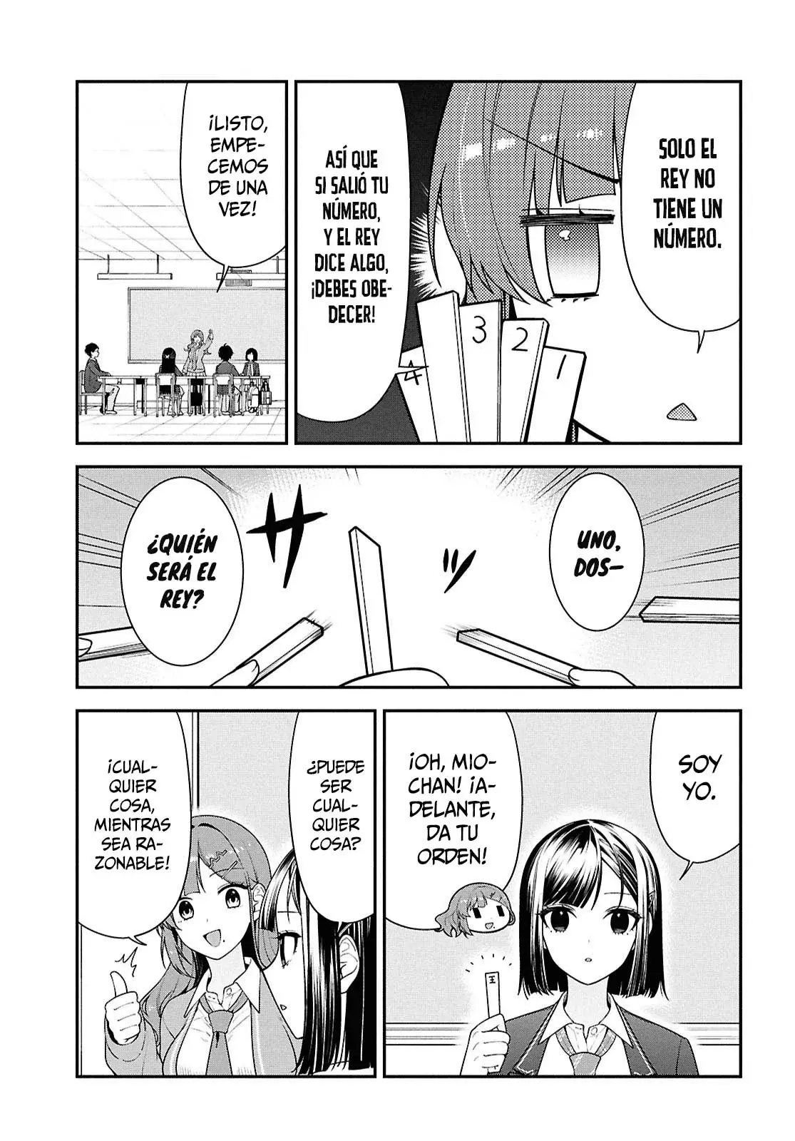 Tonari no Seki no Yankee Shimizu-san ga Kami wo Kuroku Somete Kita Capitulo 14 página 6
