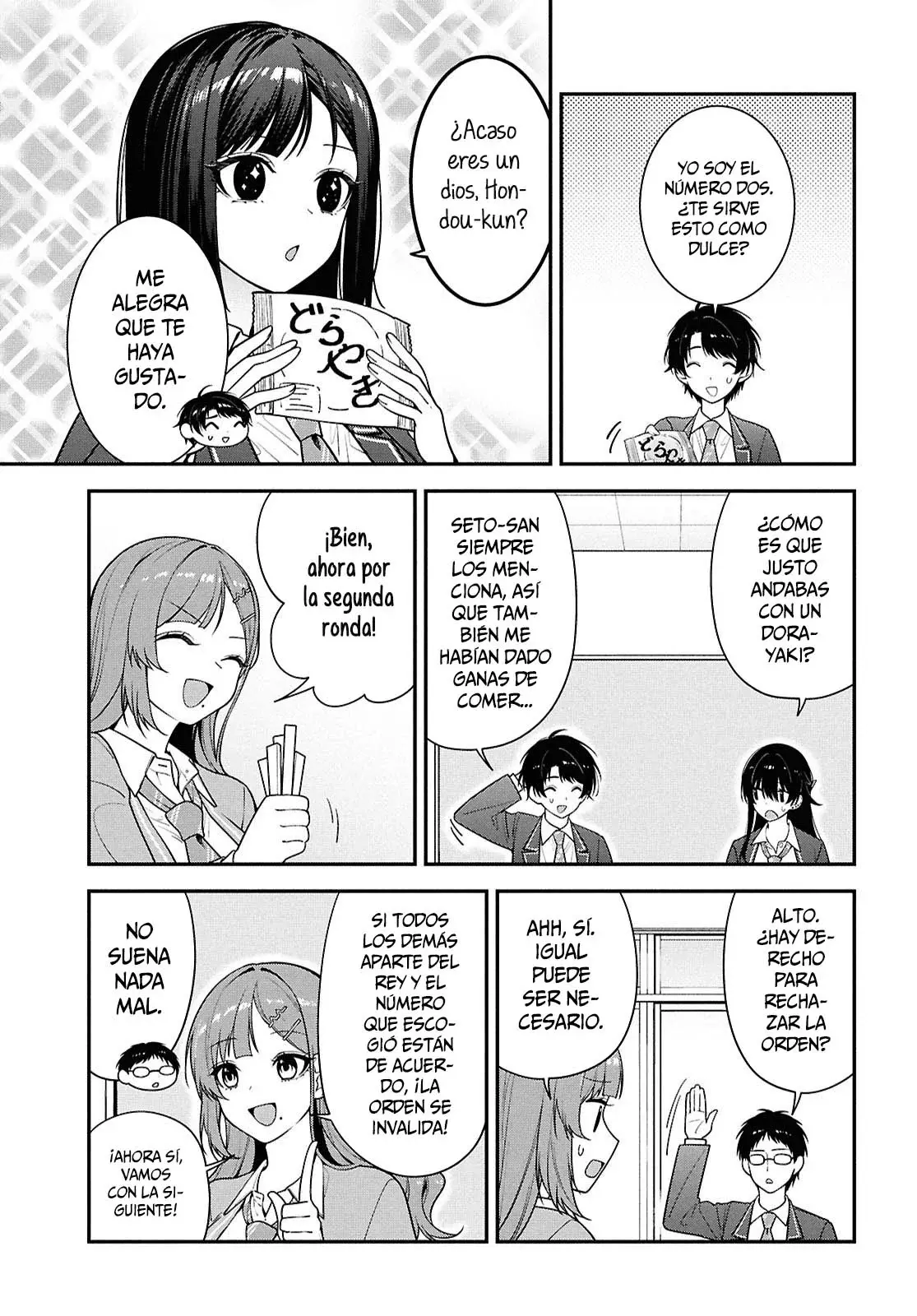 Tonari no Seki no Yankee Shimizu-san ga Kami wo Kuroku Somete Kita Capitulo 14 página 8