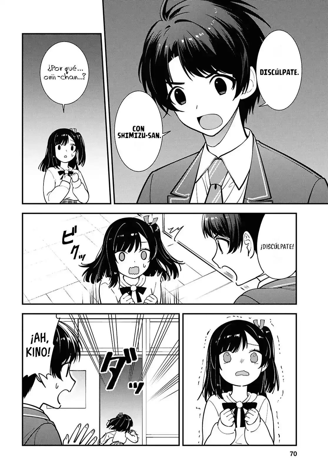 Tonari no Seki no Yankee Shimizu-san ga Kami wo Kuroku Somete Kita Capitulo 15 página 12
