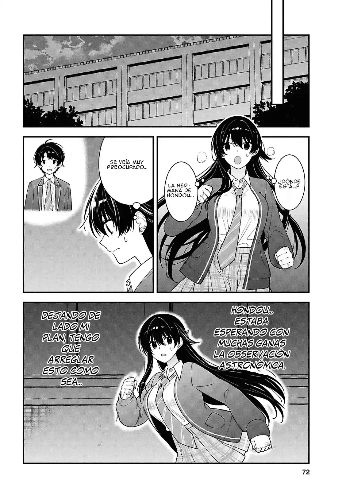 Tonari no Seki no Yankee Shimizu-san ga Kami wo Kuroku Somete Kita Capitulo 15 página 14