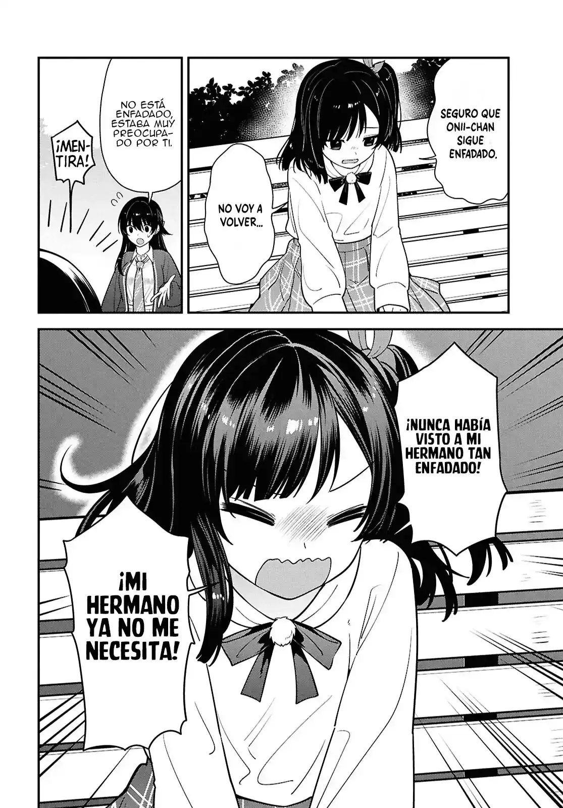 Tonari no Seki no Yankee Shimizu-san ga Kami wo Kuroku Somete Kita Capitulo 15 página 16
