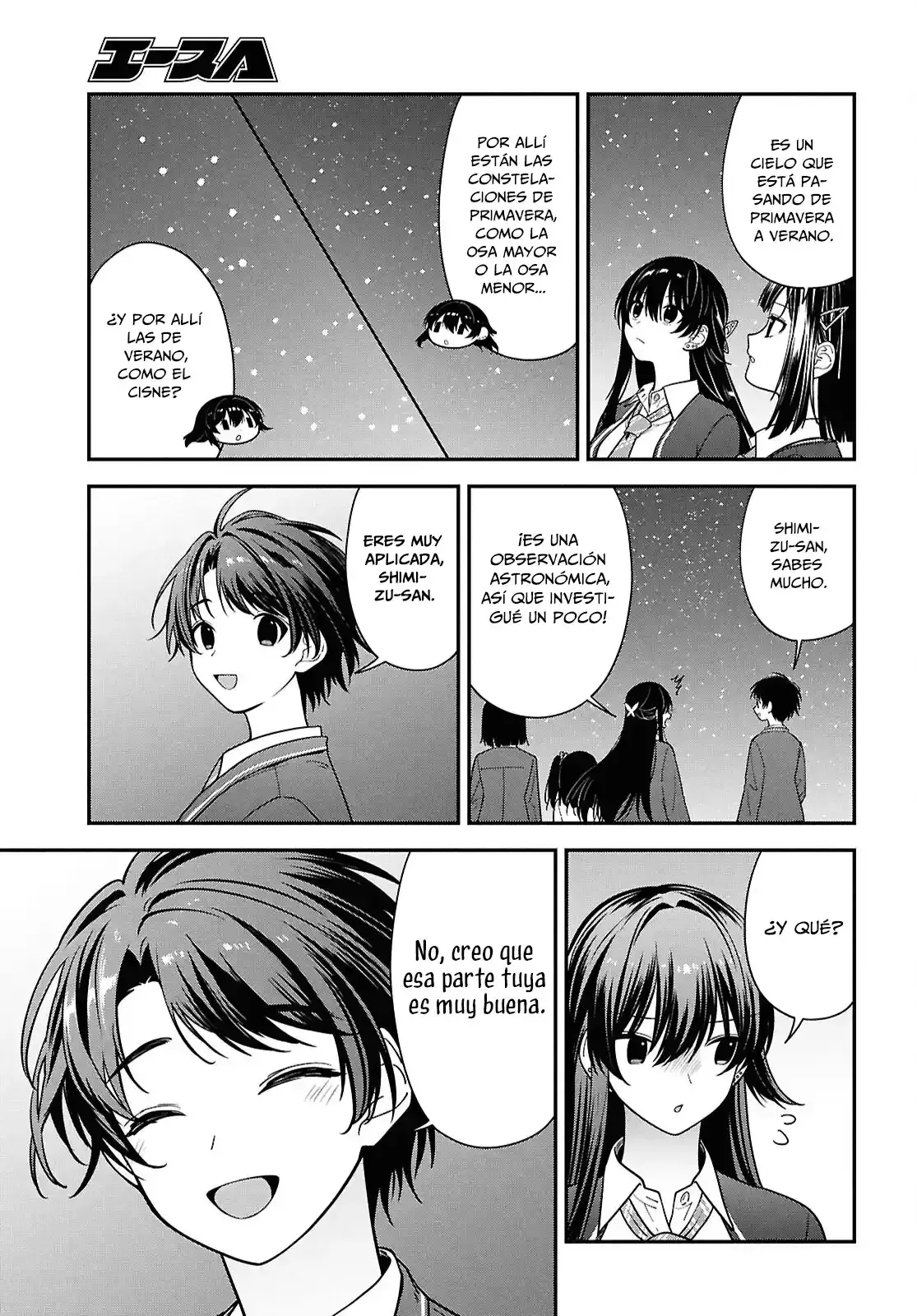 Tonari no Seki no Yankee Shimizu-san ga Kami wo Kuroku Somete Kita Capitulo 15 página 26