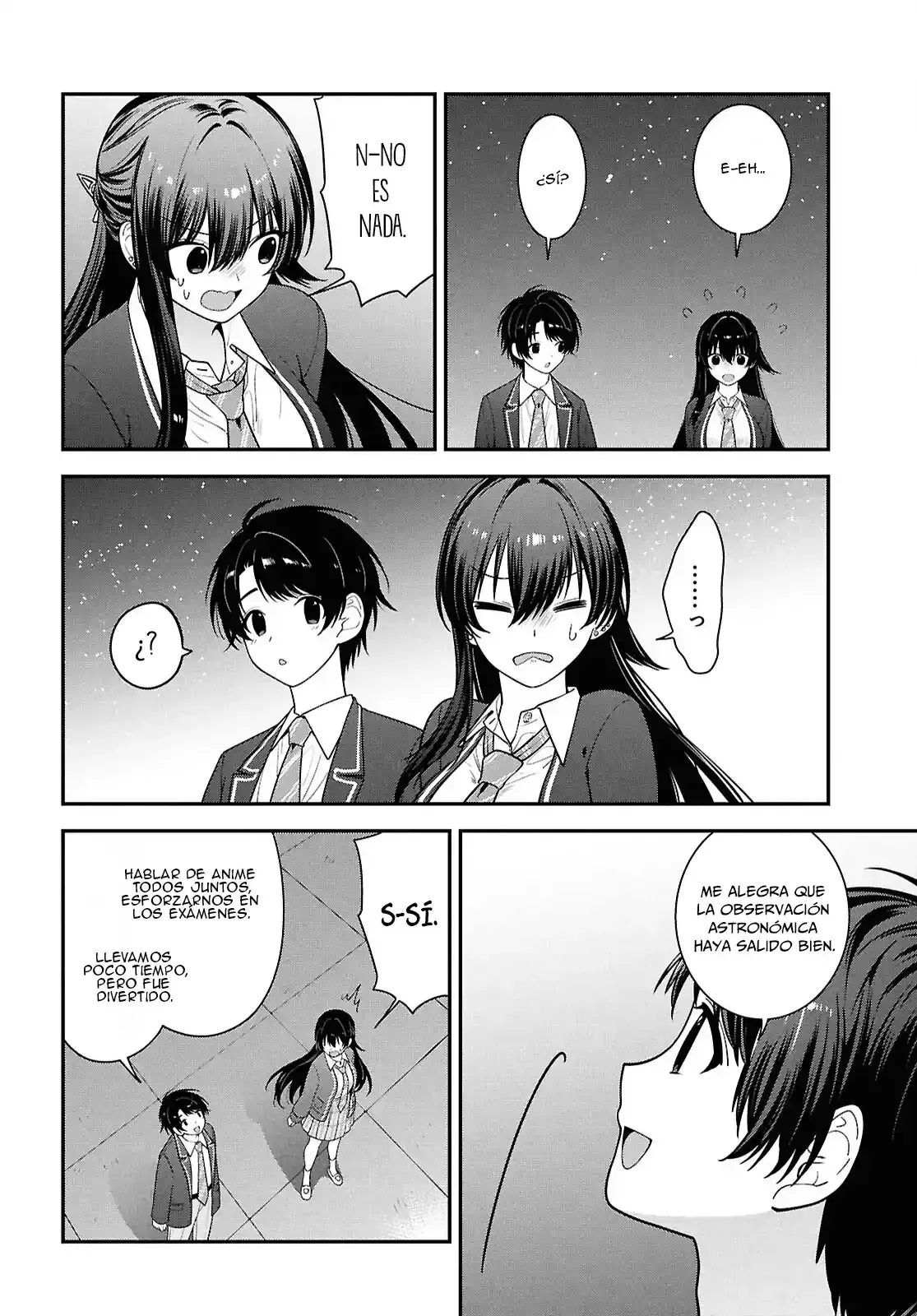 Tonari no Seki no Yankee Shimizu-san ga Kami wo Kuroku Somete Kita Capitulo 15 página 31