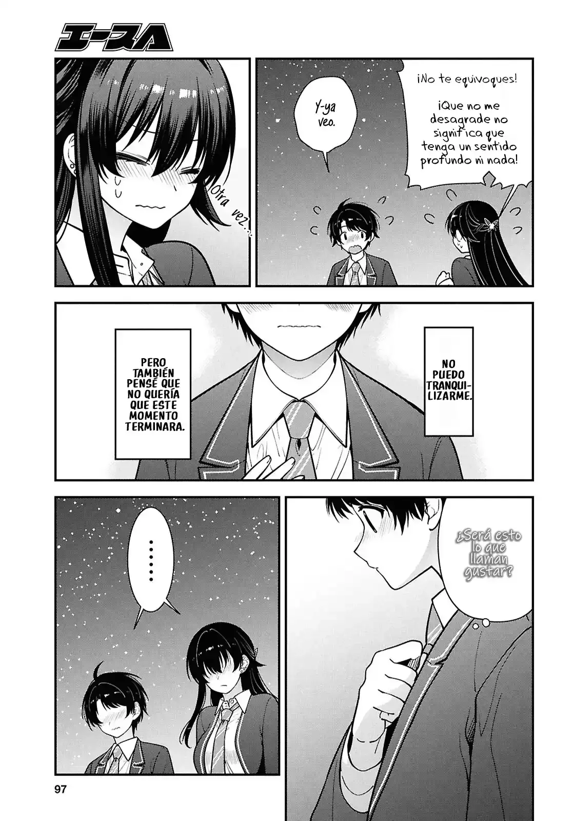 Tonari no Seki no Yankee Shimizu-san ga Kami wo Kuroku Somete Kita Capitulo 15 página 37