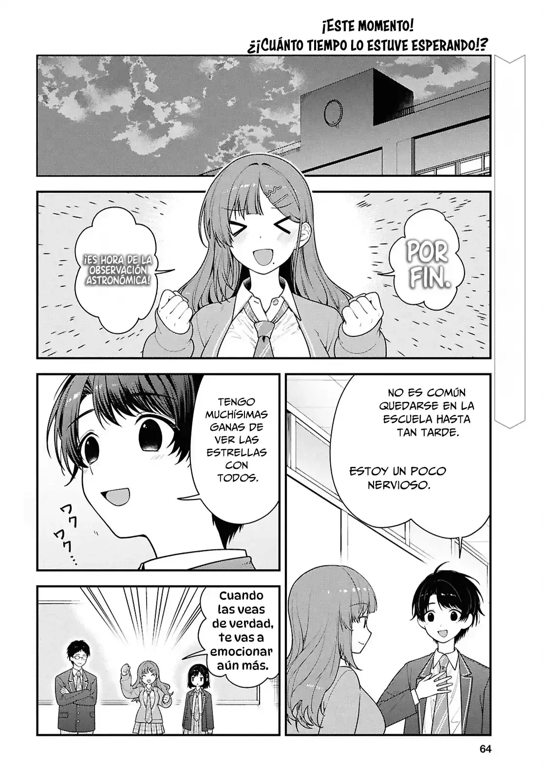 Tonari no Seki no Yankee Shimizu-san ga Kami wo Kuroku Somete Kita Capitulo 15 página 6