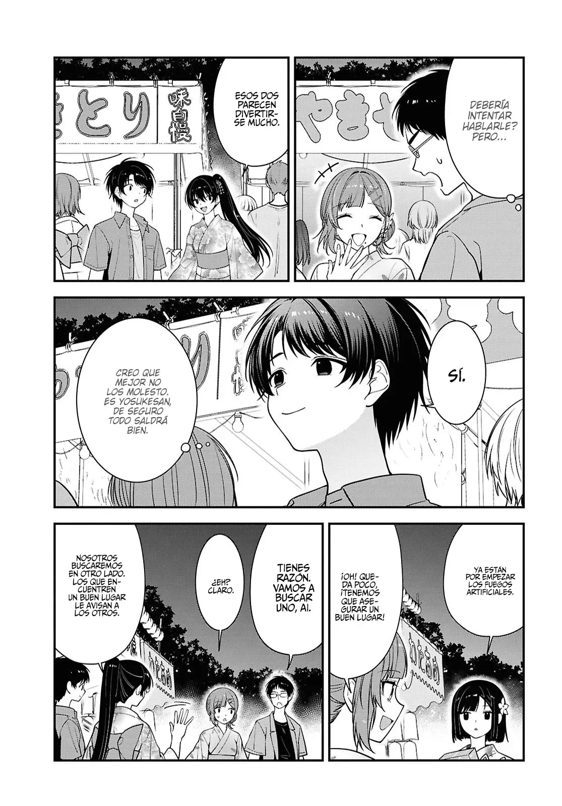 Tonari no Seki no Yankee Shimizu-san ga Kami wo Kuroku Somete Kita Capitulo 16 página 19