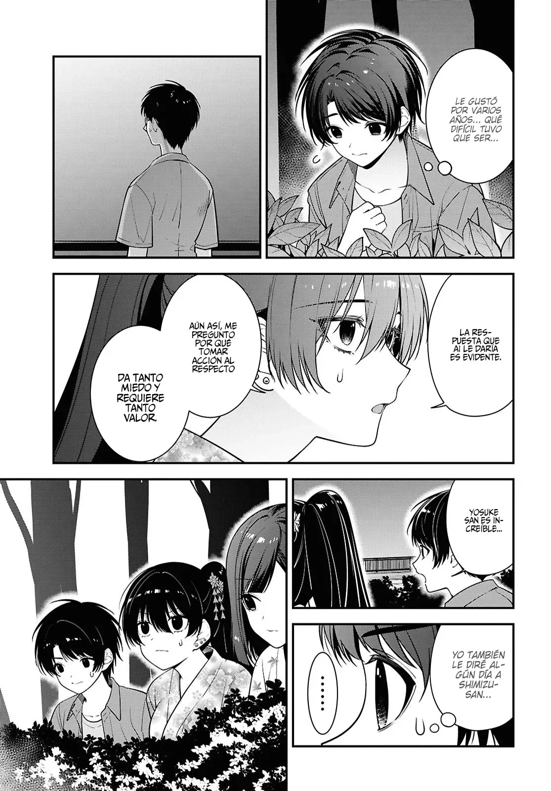 Tonari no Seki no Yankee Shimizu-san ga Kami wo Kuroku Somete Kita Capitulo 16 página 23
