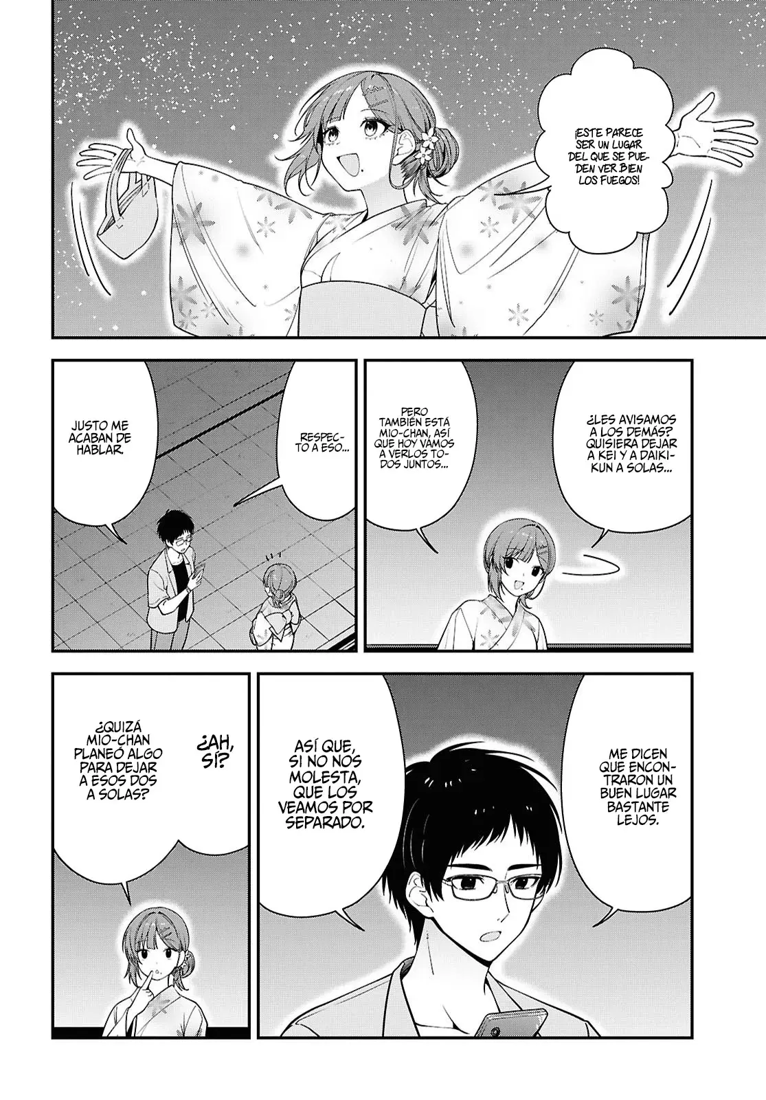 Tonari no Seki no Yankee Shimizu-san ga Kami wo Kuroku Somete Kita Capitulo 16 página 24