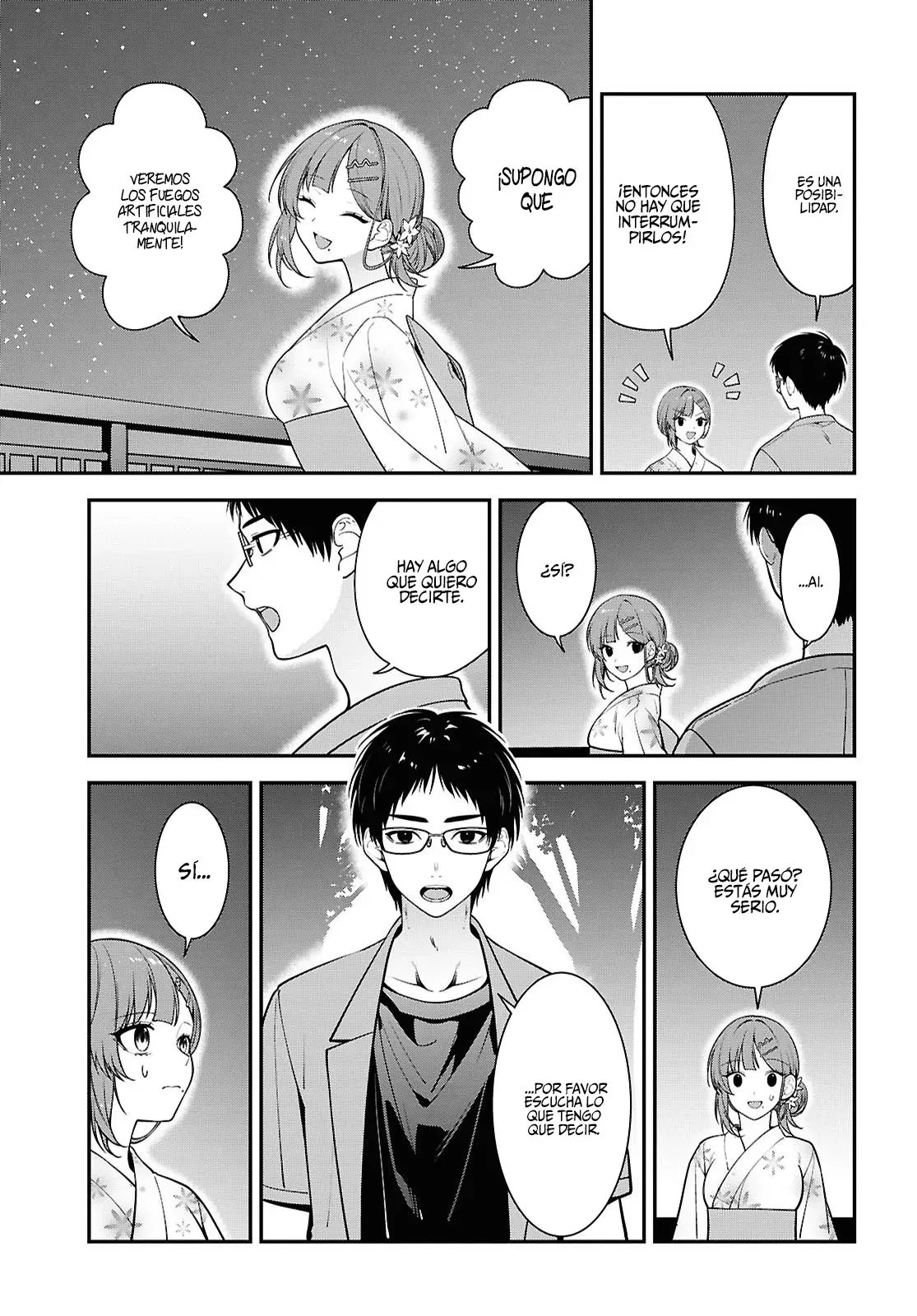 Tonari no Seki no Yankee Shimizu-san ga Kami wo Kuroku Somete Kita Capitulo 16 página 25