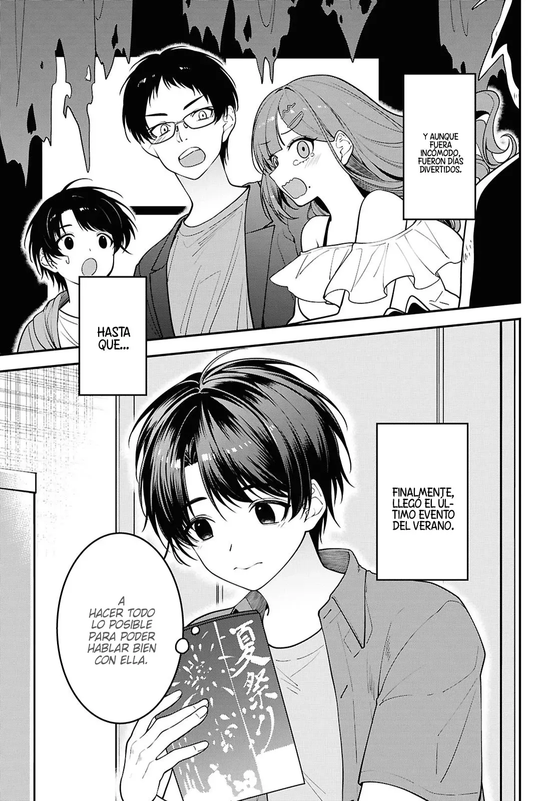 Tonari no Seki no Yankee Shimizu-san ga Kami wo Kuroku Somete Kita Capitulo 16 página 5