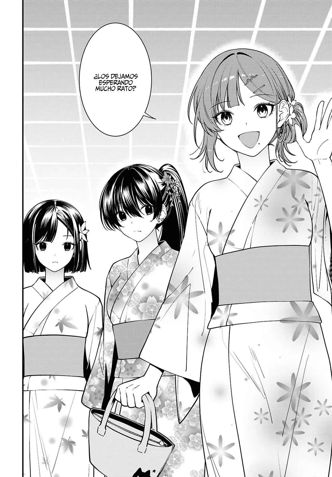 Tonari no Seki no Yankee Shimizu-san ga Kami wo Kuroku Somete Kita Capitulo 16 página 8