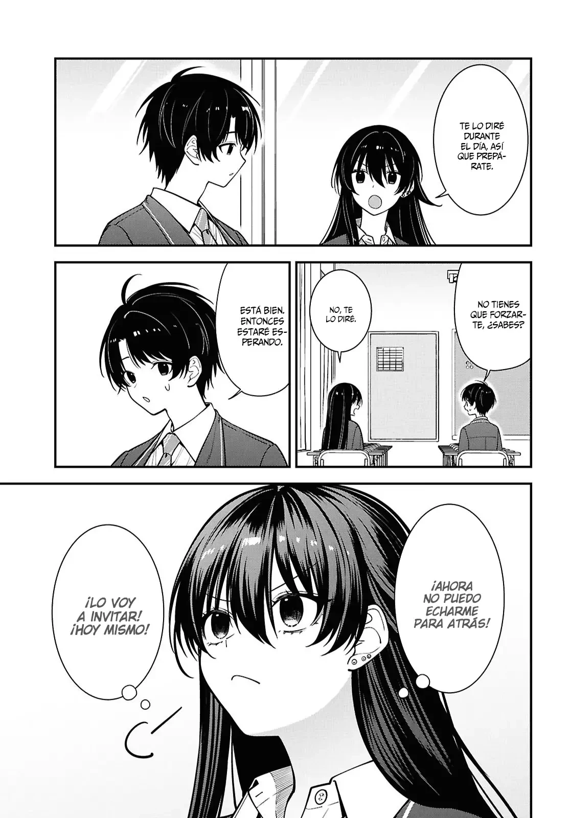 Tonari no Seki no Yankee Shimizu-san ga Kami wo Kuroku Somete Kita Capitulo 17 página 13