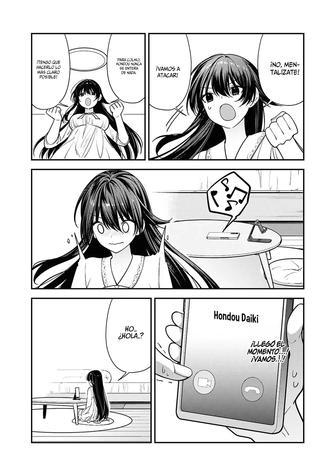Tonari no Seki no Yankee Shimizu-san ga Kami wo Kuroku Somete Kita Capitulo 17 página 23
