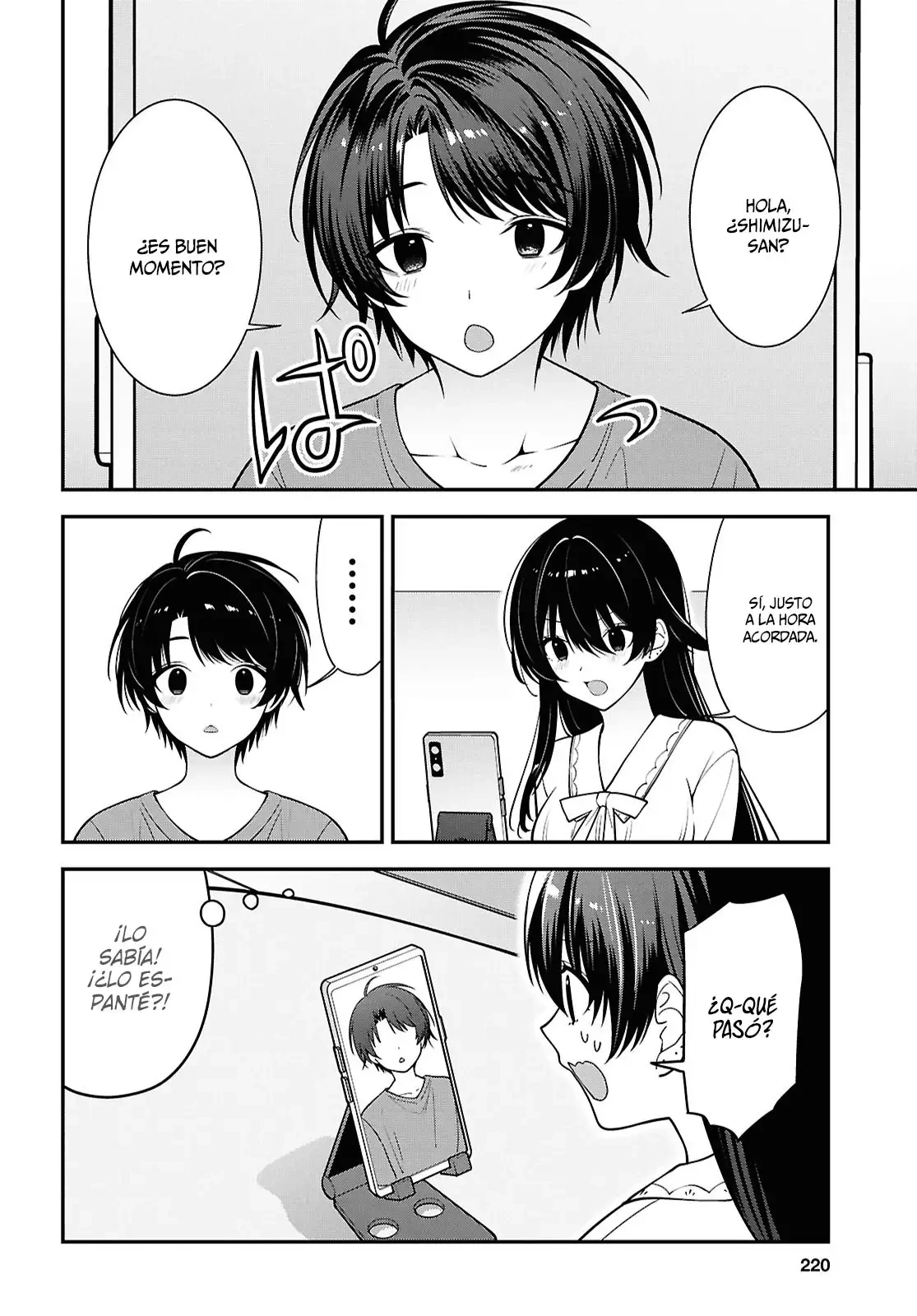 Tonari no Seki no Yankee Shimizu-san ga Kami wo Kuroku Somete Kita Capitulo 17 página 24
