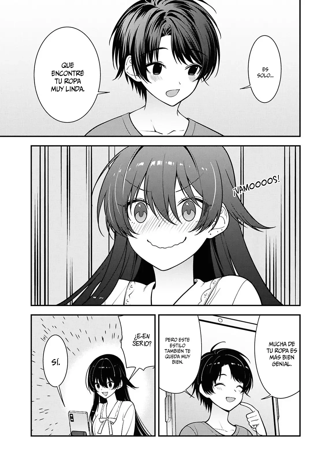 Tonari no Seki no Yankee Shimizu-san ga Kami wo Kuroku Somete Kita Capitulo 17 página 25