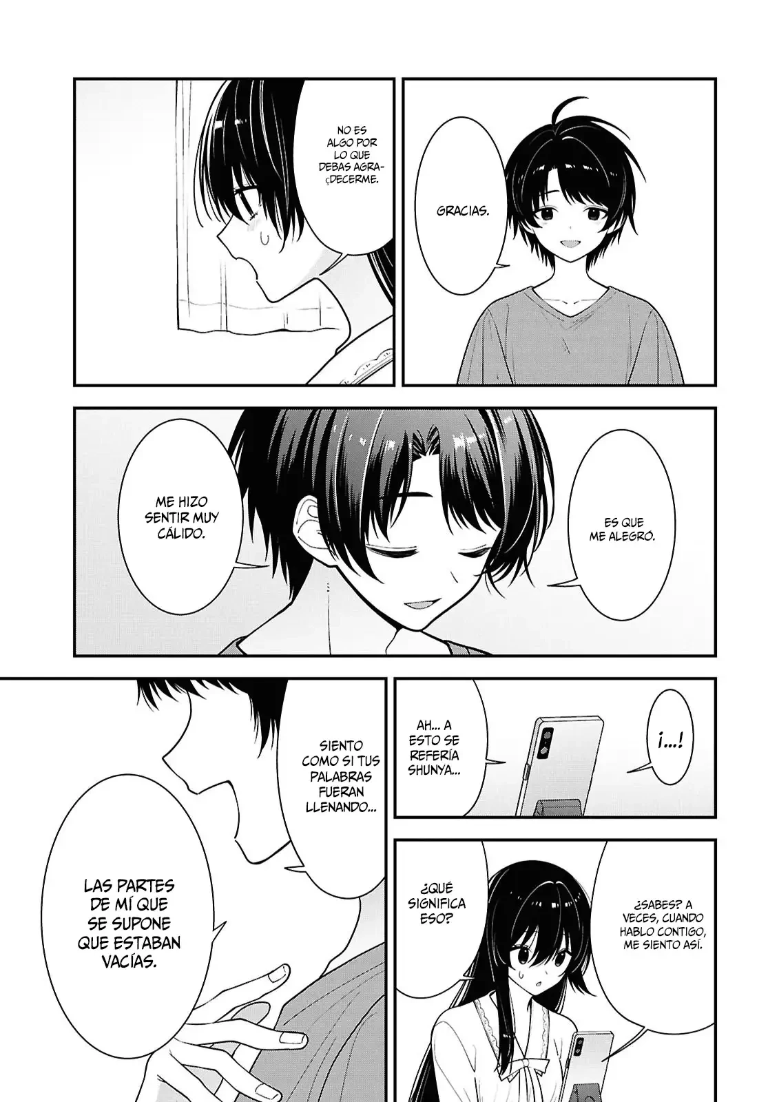 Tonari no Seki no Yankee Shimizu-san ga Kami wo Kuroku Somete Kita Capitulo 17 página 31