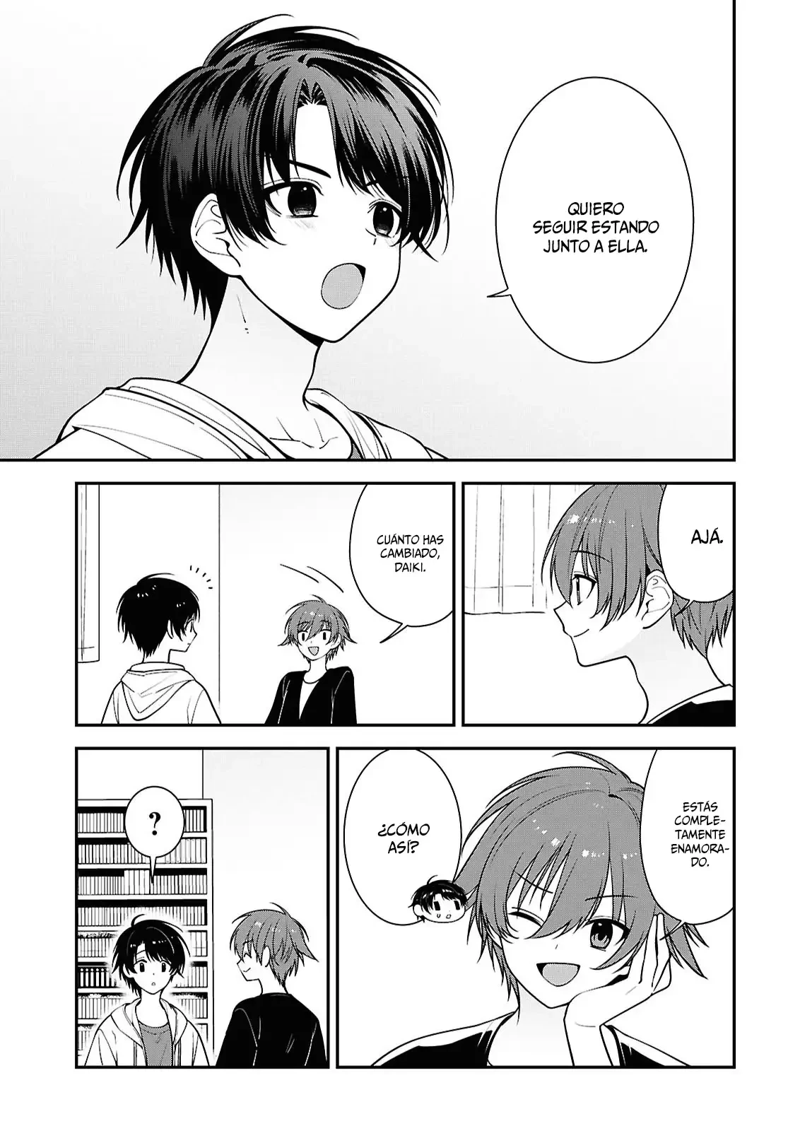 Tonari no Seki no Yankee Shimizu-san ga Kami wo Kuroku Somete Kita Capitulo 17 página 5