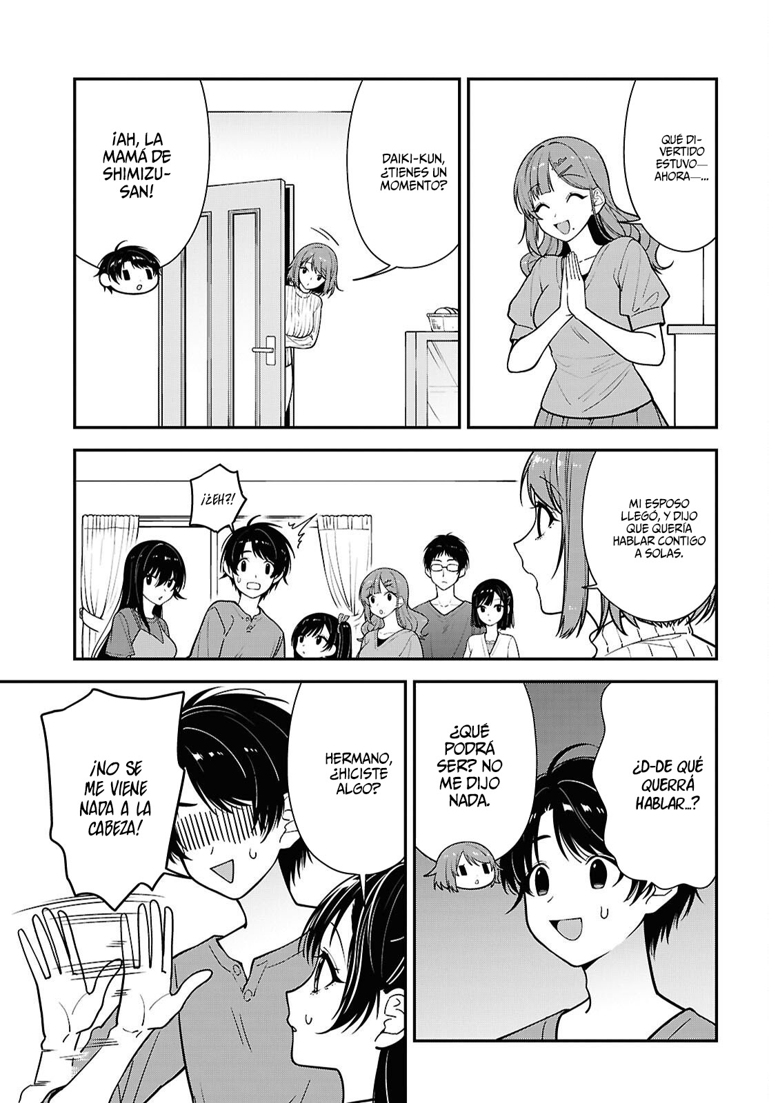 Tonari no Seki no Yankee Shimizu-san ga Kami wo Kuroku Somete Kita Capitulo 18 página 10