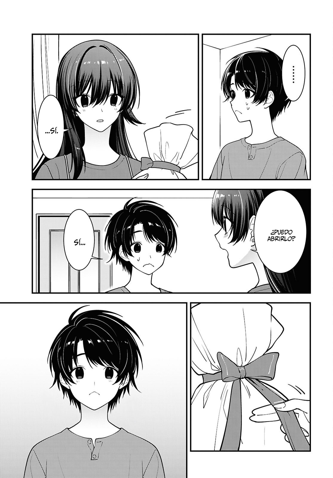 Tonari no Seki no Yankee Shimizu-san ga Kami wo Kuroku Somete Kita Capitulo 18 página 22