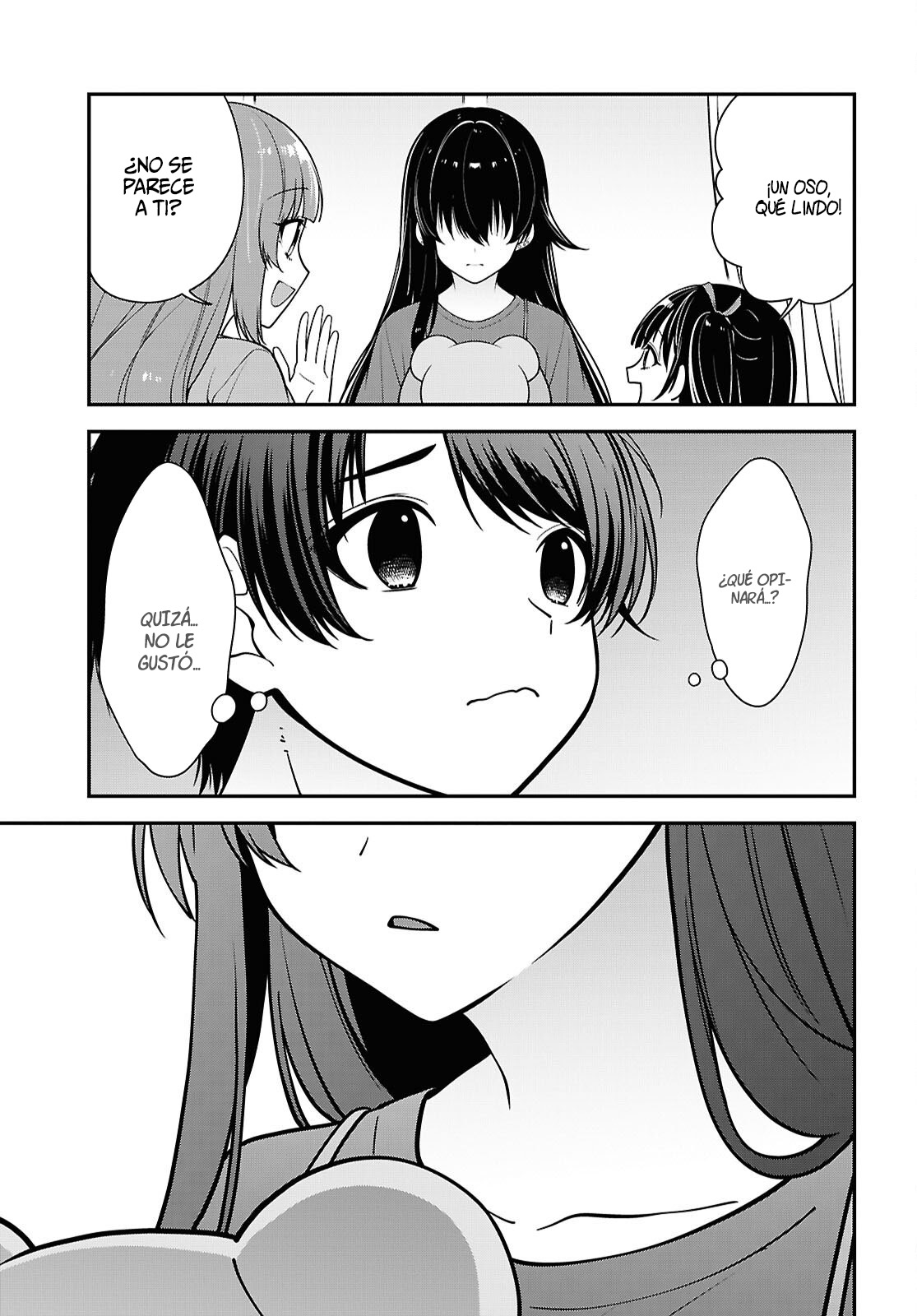 Tonari no Seki no Yankee Shimizu-san ga Kami wo Kuroku Somete Kita Capitulo 18 página 24