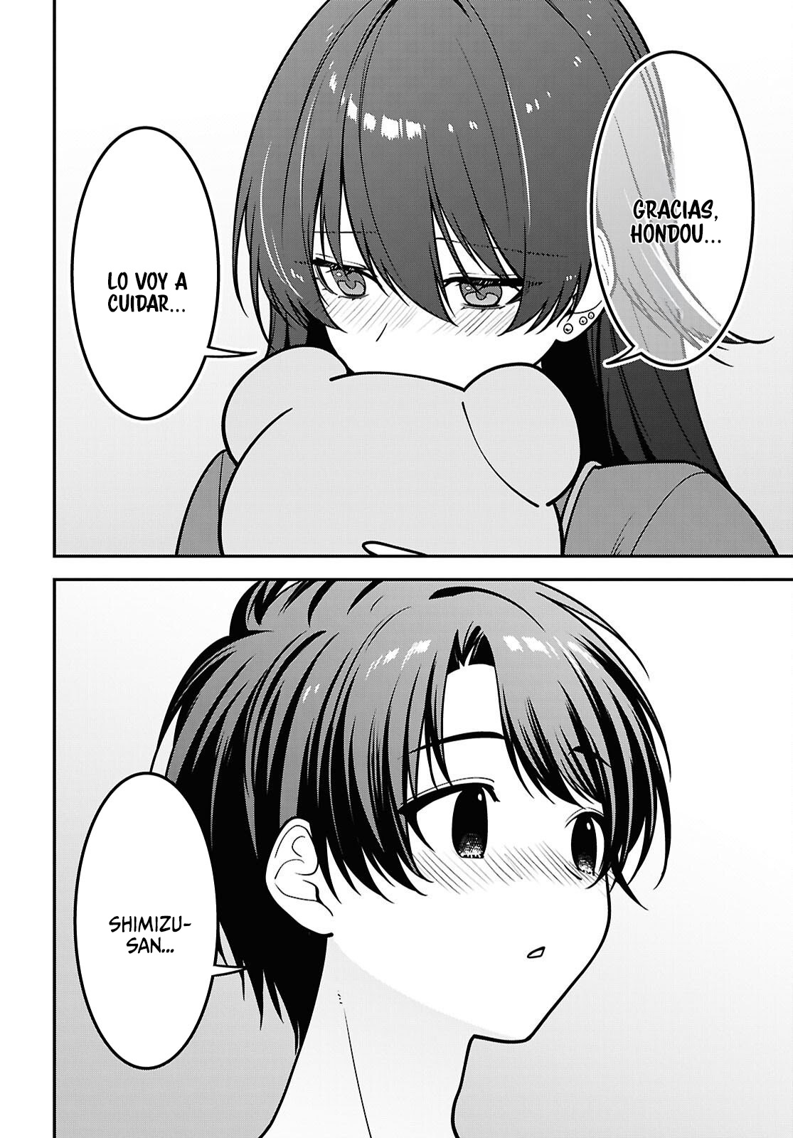 Tonari no Seki no Yankee Shimizu-san ga Kami wo Kuroku Somete Kita Capitulo 18 página 26