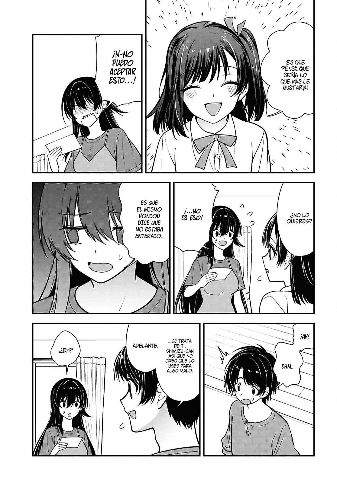 Tonari no Seki no Yankee Shimizu-san ga Kami wo Kuroku Somete Kita Capitulo 18 página 29