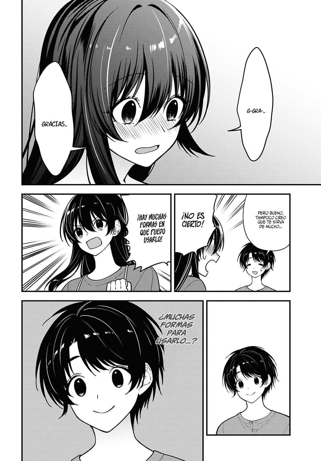 Tonari no Seki no Yankee Shimizu-san ga Kami wo Kuroku Somete Kita Capitulo 18 página 30