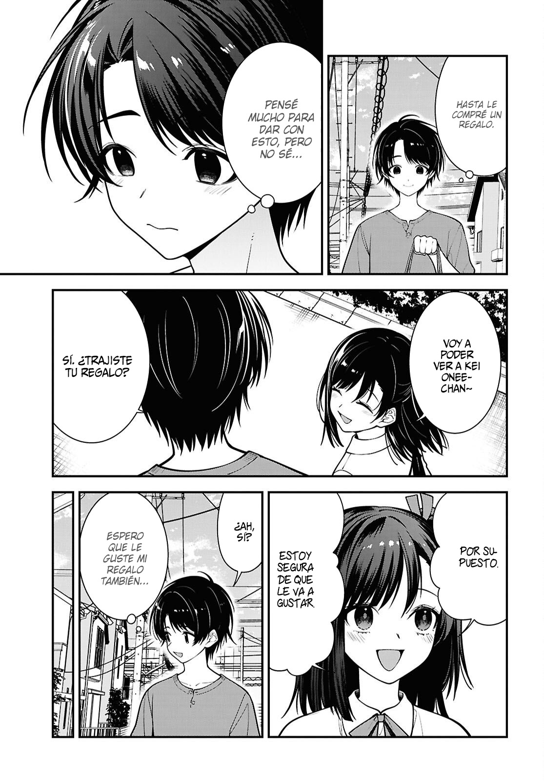 Tonari no Seki no Yankee Shimizu-san ga Kami wo Kuroku Somete Kita Capitulo 18 página 6