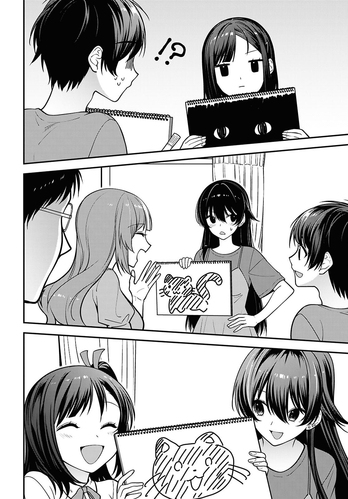 Tonari no Seki no Yankee Shimizu-san ga Kami wo Kuroku Somete Kita Capitulo 18 página 9
